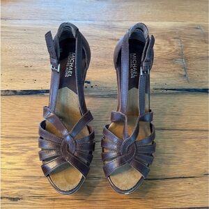 MICHAEL Michael Kors Brown Heels Size 9